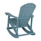 Flash Furniture 2 PK Sea Foam Poly Resin Adirondack Rocking Chairs JJ-C14705-SFM-2-GG - alternate 3